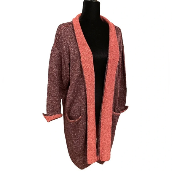 Deirdre Minogue Knitwear Silk & Wool Blend Cardigan Sweater Made in Ireland - Picture 4 of 13